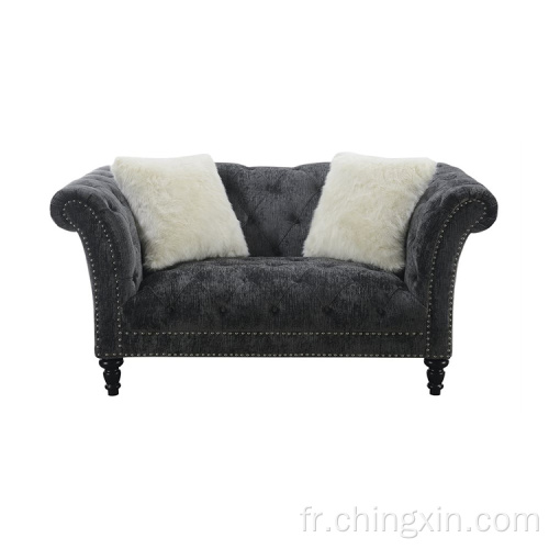 Canapé en velours ensembles de sofa salon de places meubles
